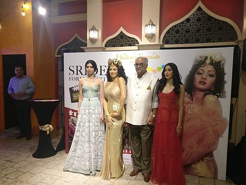 Sridevi's wax statue at Madame Tussauds (Photo: IANS)