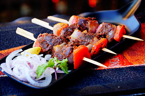 Kebabs from the Northwest Frontier Province fare at Spicery