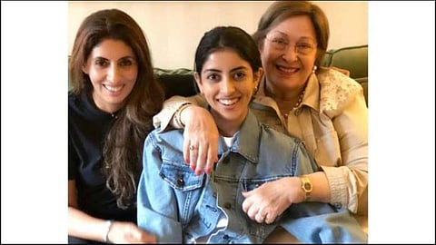 Shwetha, Navya and Ritu Nanda