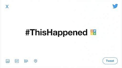 #ThisHappened on Twitter India