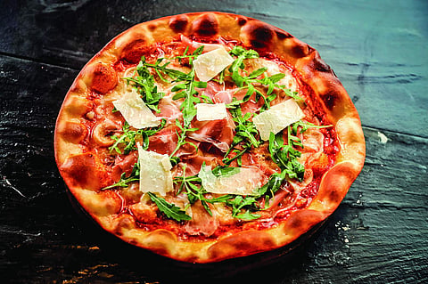 San Daniele pizza from Lola's Pizzeria