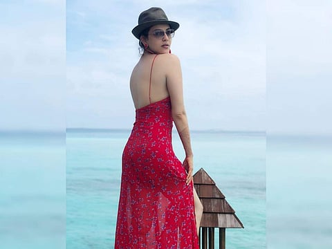 Kajal took to Instagram to share pics from her honeymoon in Maldives