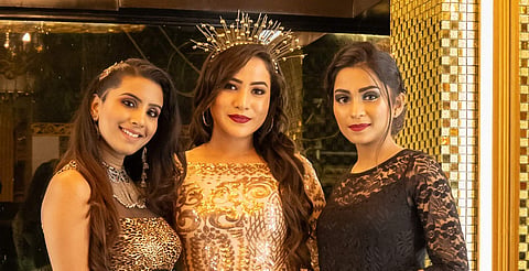 Charu, Maria & Veena at the launch of 24K Academy