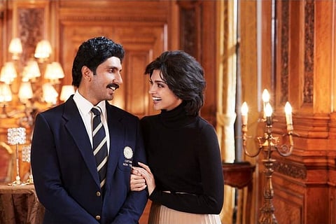 Deepika Padukone as Romi Dev in '83 (Source: Twitter)