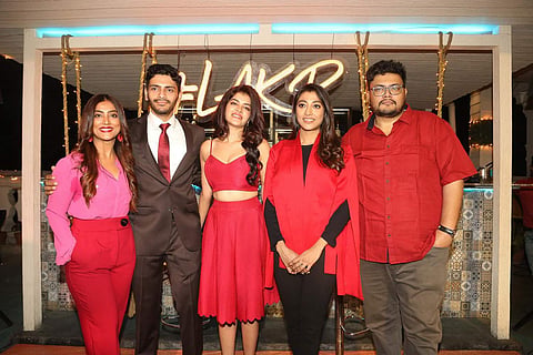 Anindita, Arjun, Madhumita, Paoli and Pratim at the trailer launch