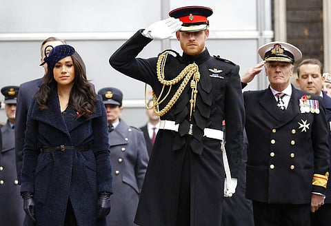 Prince Harry and Meghan Markle (AP Photo/Kirsty Wigglesworth/file)