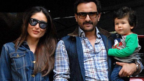 Kareena, Saif and Taimur