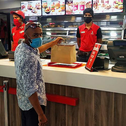 KFC Contactless Takeaway