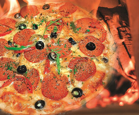 Mediterranean lamb pepperoni