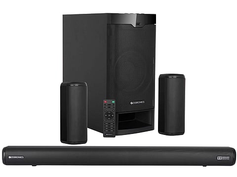 Zebronics launches the ZEB-Juke Bar 9400 Pro Dolby 5.1, a Dolby Digital-powered sound bar