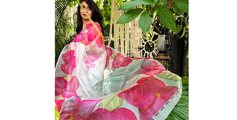 Organza sari