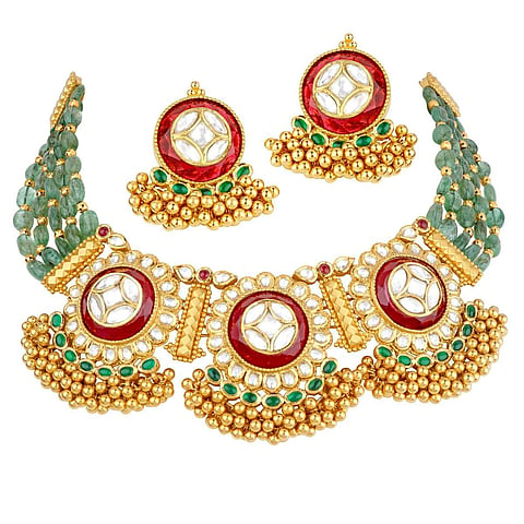 The Maharani of Jaipur set