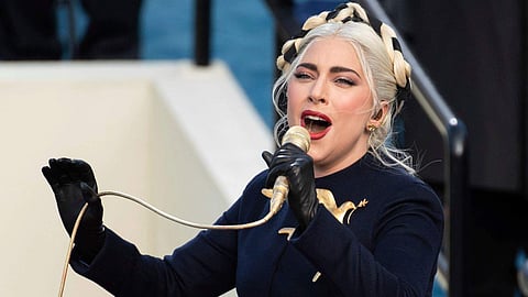 Lady Gaga at Biden's inaugration