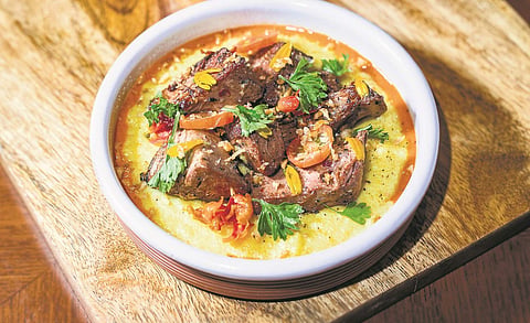 Parmesan polenta