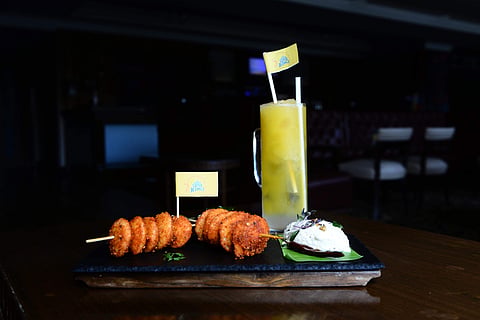 CSK inspired IPL cocktail and appetisers