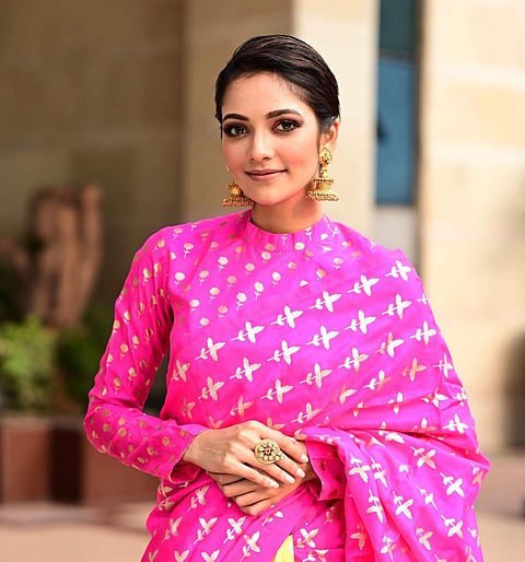 Susmita Chatterjee wearing House of Masaba