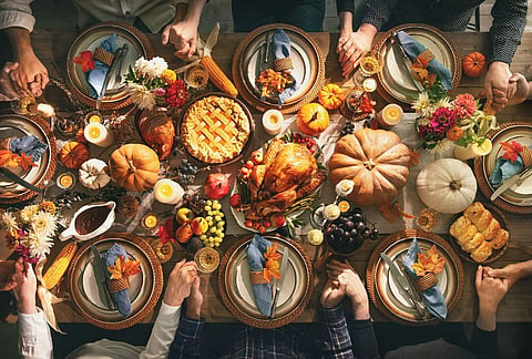 Thanksgiving spread at JW Marriott Juhu