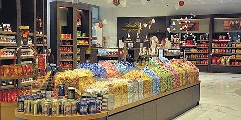 Lindt store at Lindt Home of Chocolate, Switzerland