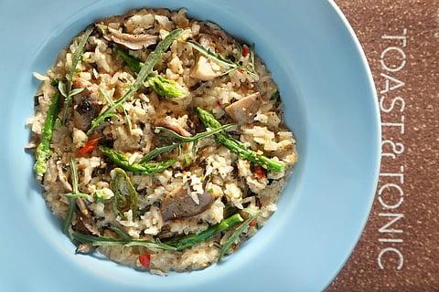 Risotto at Toast and Tonic
