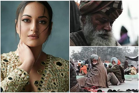 Extending her support to the ongoing farmers' protest, Sonakshi Sinha recited a poem titled 'Kyun' that questions why the farmers and protesters are being tagged as rioters.