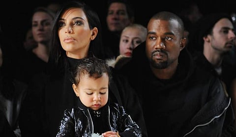 Kim and Kanye during happier times