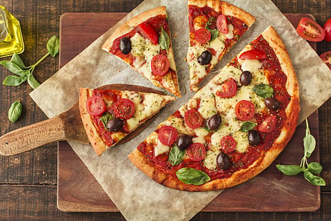 Hand-rolled Primo Pizza at Hyatt Residency