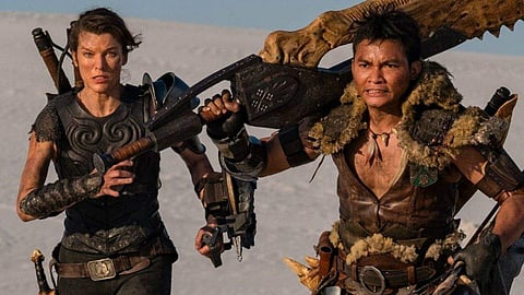 A still from Monster Hunter