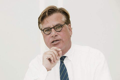 Aaron Sorkin wins Golden Globes Best Screenplay - Motion Picture for The Trial of the Chicago 7