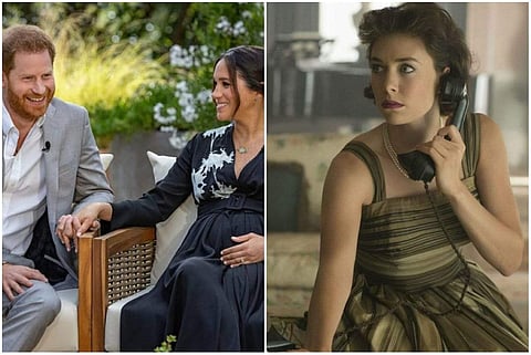 British actress Vanessa Kirby, who plays Queen Elisabeth IIs sister Princess Margaret in The Crown, was surprised to learn that Prince Harry and Meghan Markle have seen the series