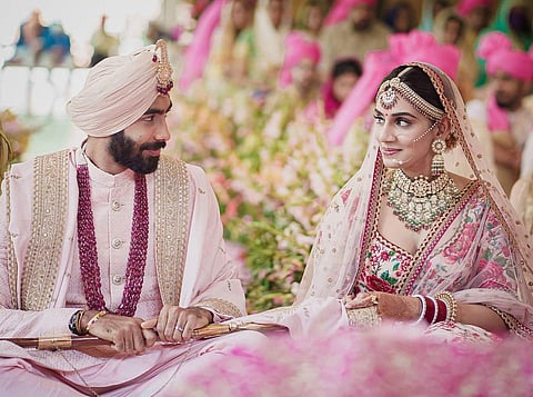 Jasprit and Sanjana. Image courtesy: Stories by Joseph Radhik by