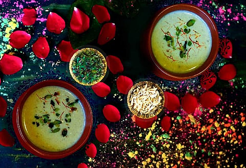 Gulab Kesari Thandai