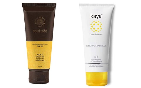 Sunscreens from Soul Tree and Kaya