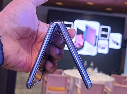 Samsung patents Galaxy Z Flip's design with dual punch-hole camera