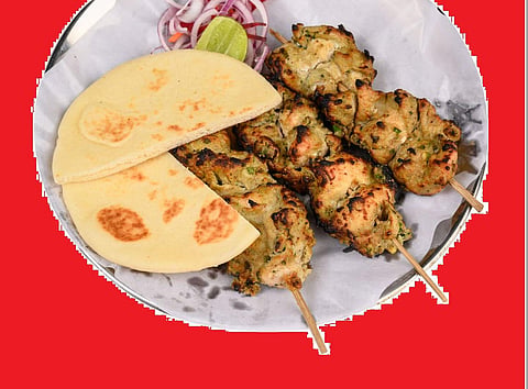 Kebab platter at Scoop