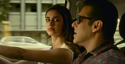 A still from Radhe featuring Disha Patani and Salman Khan