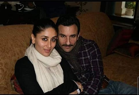 Kareena Kapoor Khan with Saif Ali Khan