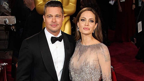 Brad Pitt with Angelina Jolie