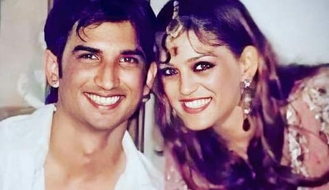 An old photograph of Sushant Singh Rajput with his sister, Shweta Singh Kirti (Courtesy: Instagram/shwetasinghkirti)