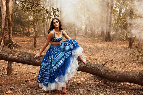 A silhouette from Anita Dongre’s Sounds of the Forest
