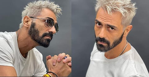 Arjun Rampal's new platinum blonde look