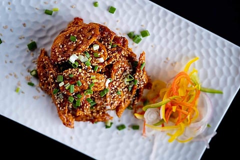 Crispy lotus stems