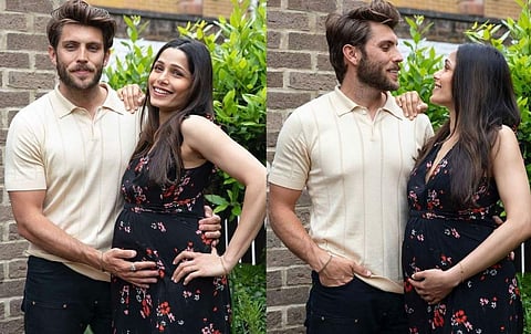 Freida with fiance Cory