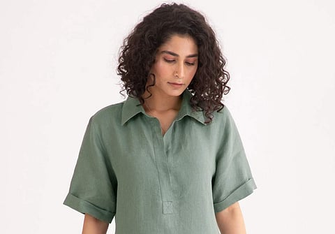 Jaipur-based Live Linen champions pure linen by using the fabric to create relaxed dresses, separates and more