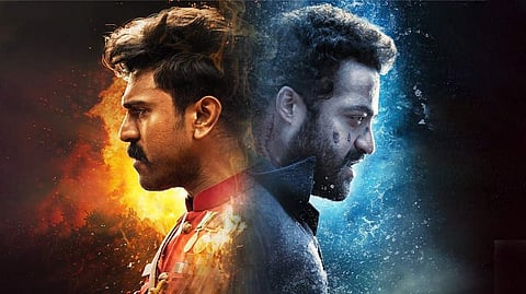 Ram Charan and Jr NTR in RRR