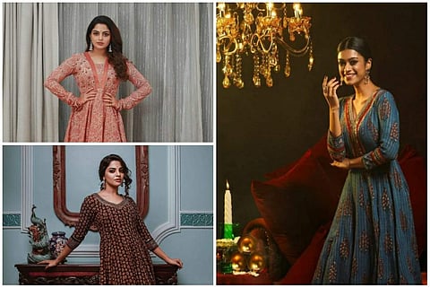 Under her label, Jugalbandhi which has its outlets in Kochi and Thiruvananthapuram, Revathy Unnikrishnan has showcased semi casuals in Indian prints. 