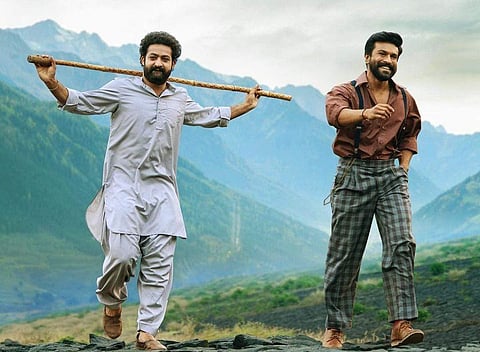 Poster of RRR