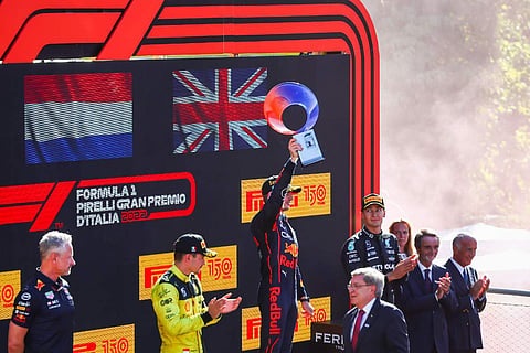 Interestingly, Verstappen has never finished on the podium in Monza before!