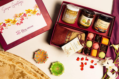 Diwali gift hampers from Hotel Royal Orchid Bangalore