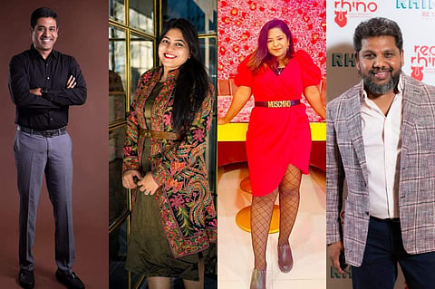 L-R: Teja Chekuri, Deepa Reddy, Kishore Pallamreddy, and Likhitha Samineni