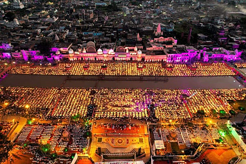 This was Modi's first visit to the city after his visit on August 5, 2020